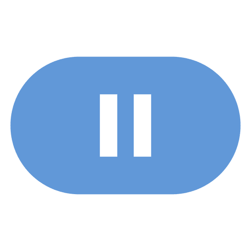512x512 Pause Button Flat Icon