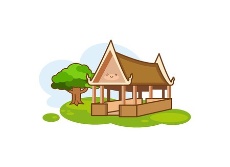 Pavilion Icon In Cartoon Style Isolated On White Background 450x328 Pavilion Icon In Cartoon Style Isolated On White Background