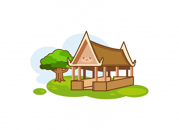 Pavilion Icon In Cartoon Style Isolated On White Background Vector 626x456 Pavilion Icon In Cartoon Style Isolated On White Background Vector