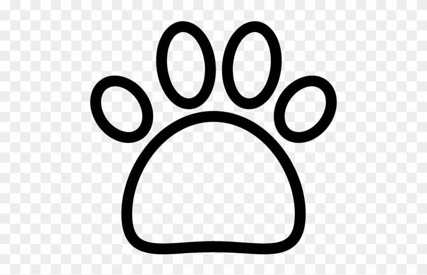 840x541 Dog Paw Outline Png Clip Art Free Stock