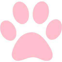 256x256 Pink Paw Icon