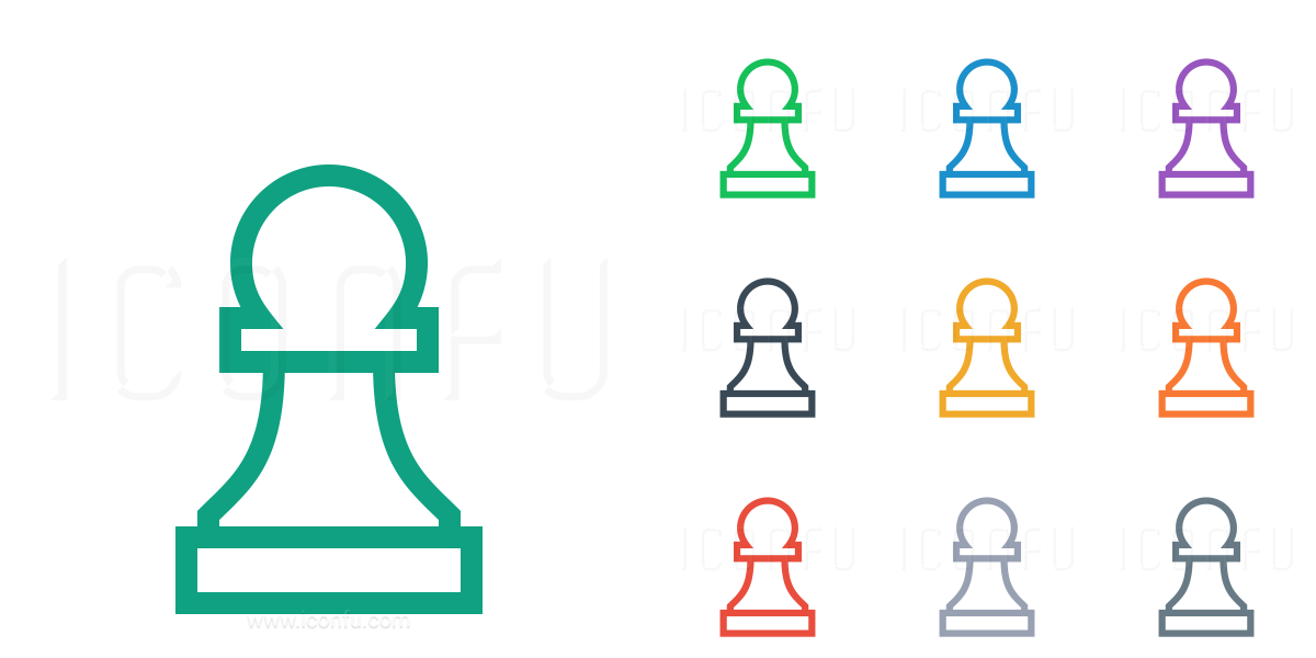 1200x600 Chess Piece Pawn Icon