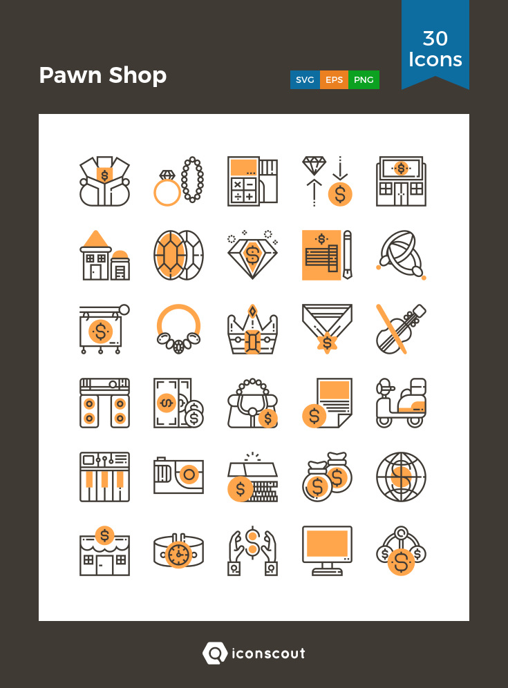 735x996 Pawn Shop Icon Pack