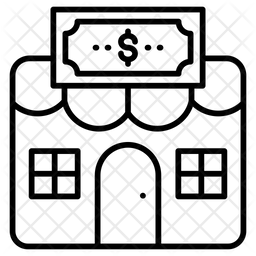 256x256 Pawn Shop Icon Of Line Style