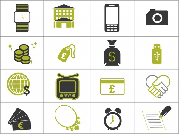 600x451 Pawn Shop Icons Free Vector In Adobe Illustrator