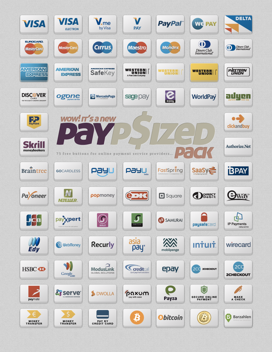 900x1164 Free Buttons For Online Payment Service Providers Pepsized