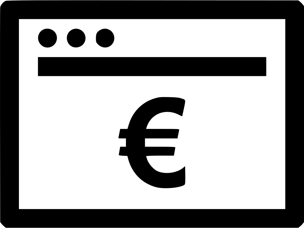 980x736 Browser Internet Euro Payment Pay Online Web Png Icon Free