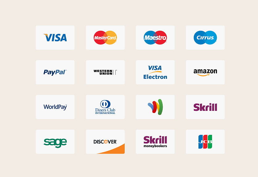 836x575 Payment Method Credit Card Icons For E Commerce Decolore Net