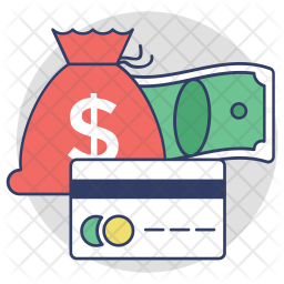 256x256 Payment Methods Icon Of Colored Outline Style