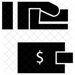 256x256 Payout Icon Of Glyph Style