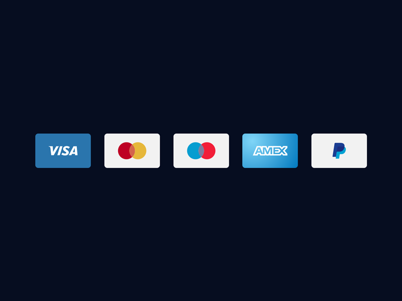 800x600 Deeziner Vector Credit Card Icons