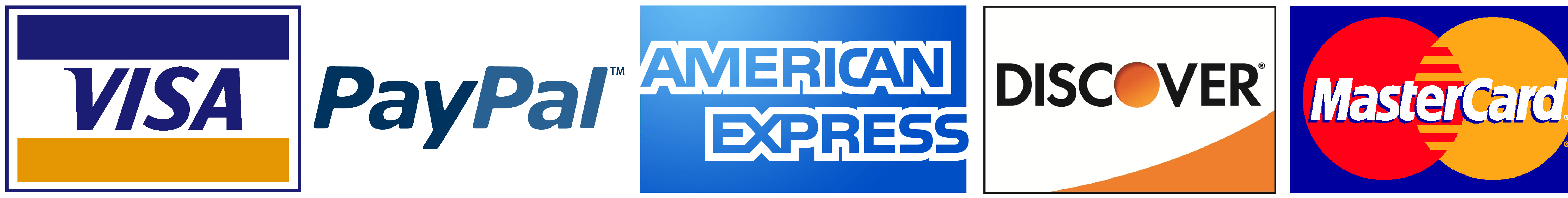 6016x758 Paypal Credit Card Logo