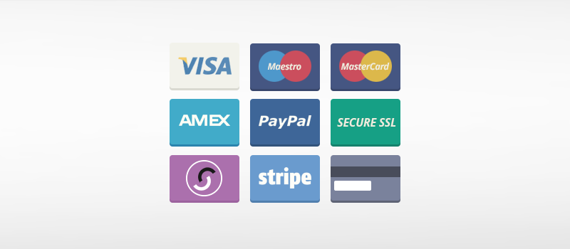 800x350 Free Credit Card And Payment Methods Icons Set For Your
