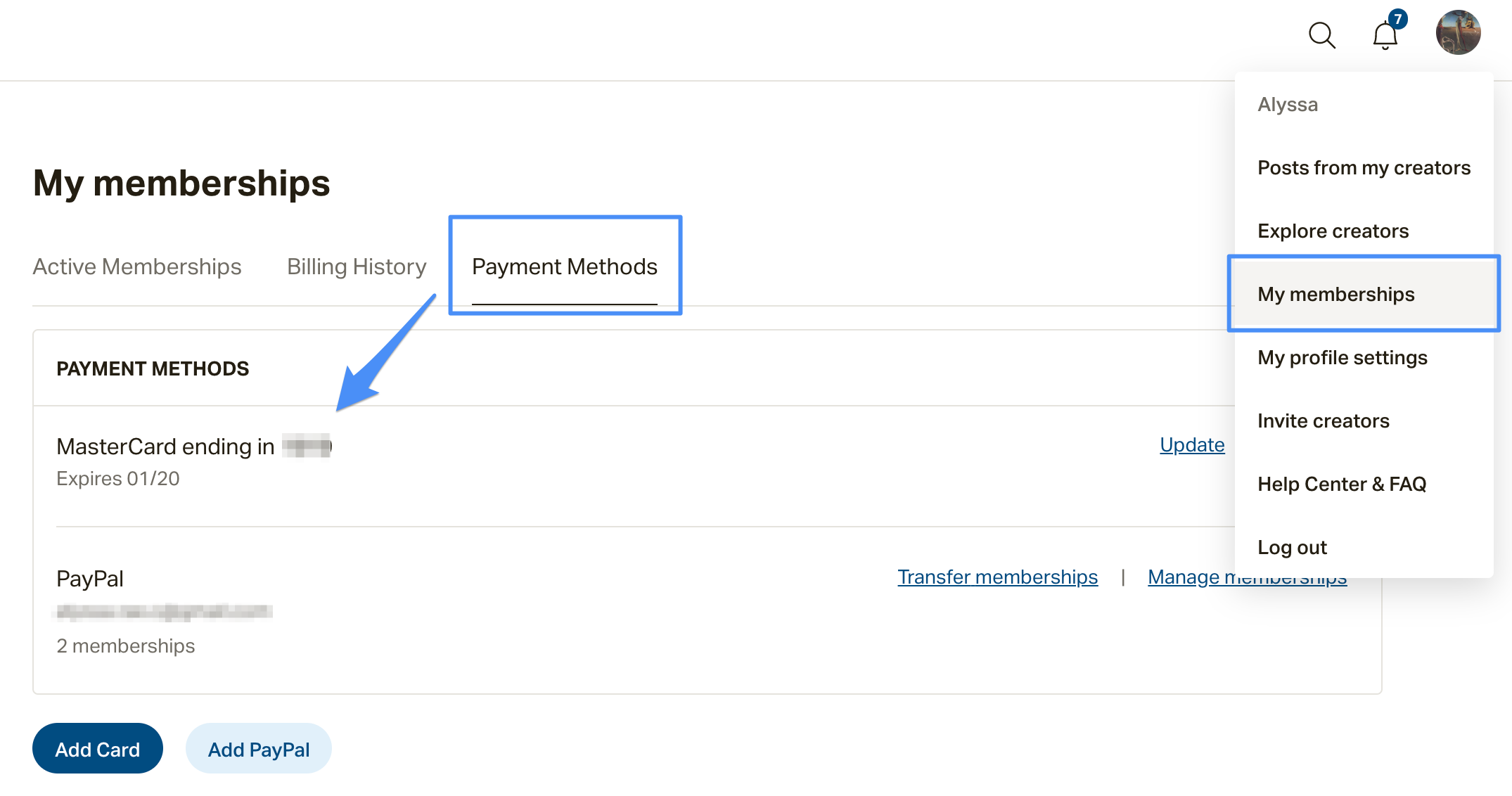 How Do I Update My Payment Information Patreon Help Center 2150x1132 How Do I Update My Payment Information Patreon Help Center