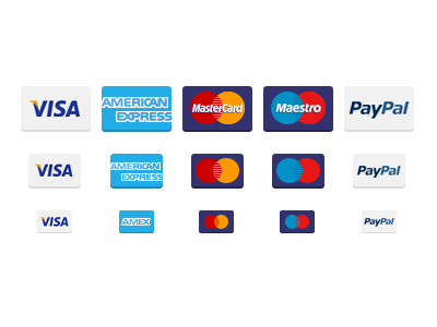 400x300 Payment Card Icons