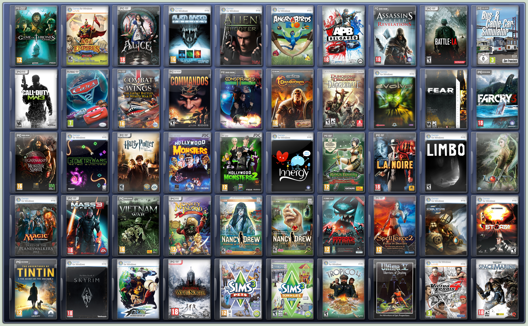 1700x1050 Game Icons
