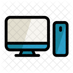 256x256 Pc Icon Of Colored Outline Style