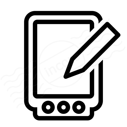 512x512 Iconexperience I Collection Pda Write Icon