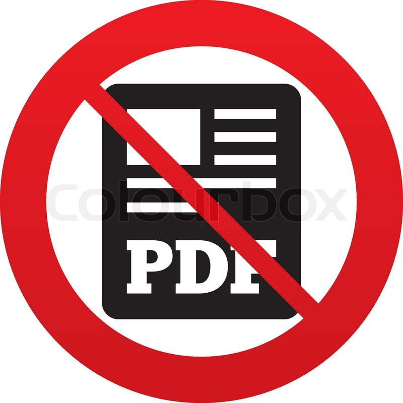 800x800 No Pdf Document Icon Download Stock Vector Colourbox