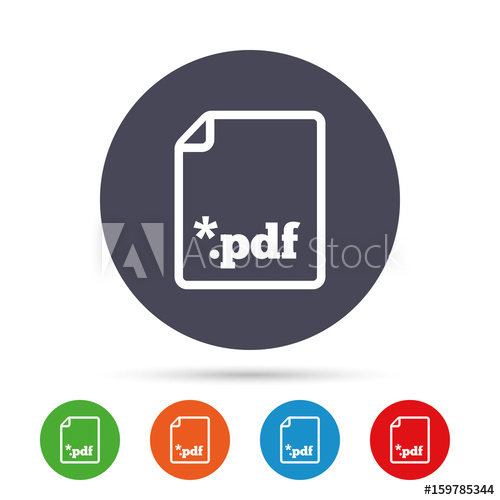 500x500 Pdf Document Icon Download Pdf Button