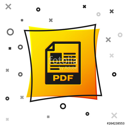 500x500 Black Pdf Document Icon Download Pdf Button Icon Isolated