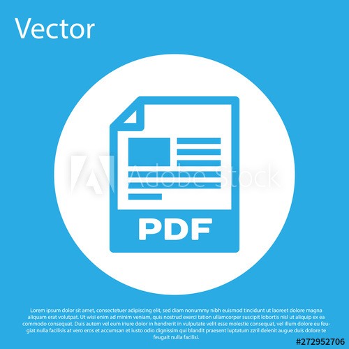 500x500 Blue Pdf Document Icon Download Pdf Button Icon Isolated