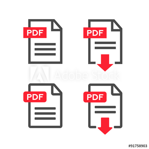 500x500 Pdf Download Icon Document Text, Symbol Web Format