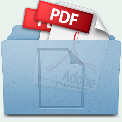 512x512 Pdf Folder Icon