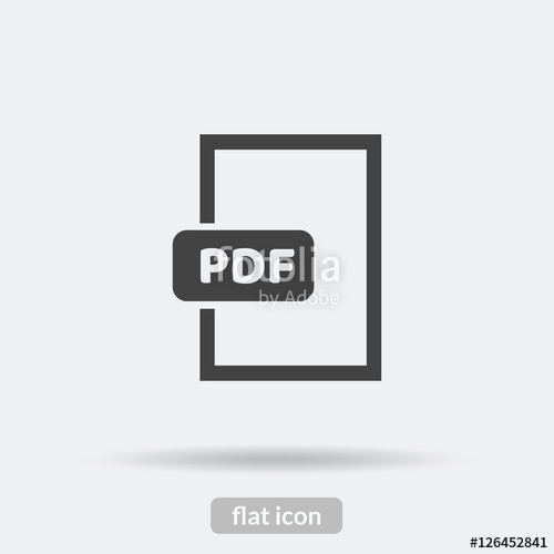 500x500 Pdf Icon, Vector Is Type Stock Image And Royalty Free