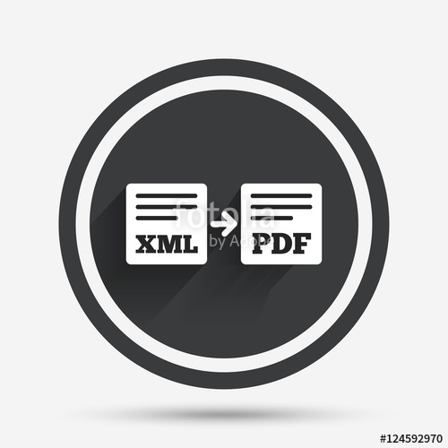 Export Xml To Pdf Icon Document Symbol Stock Image 500x500 Export Xml To Pdf Icon Document Symbol Stock Image