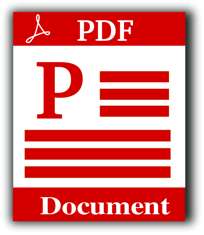 694x800 Pdf Icon