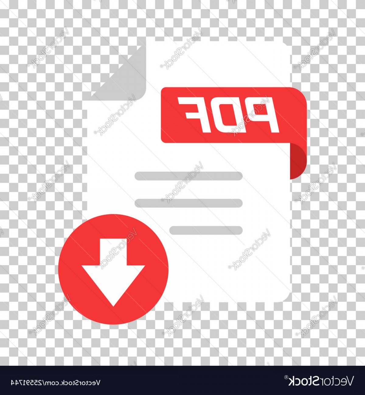 1200x1296 Pdf Icon In Transparent Style Document Text On Vector Soidergi