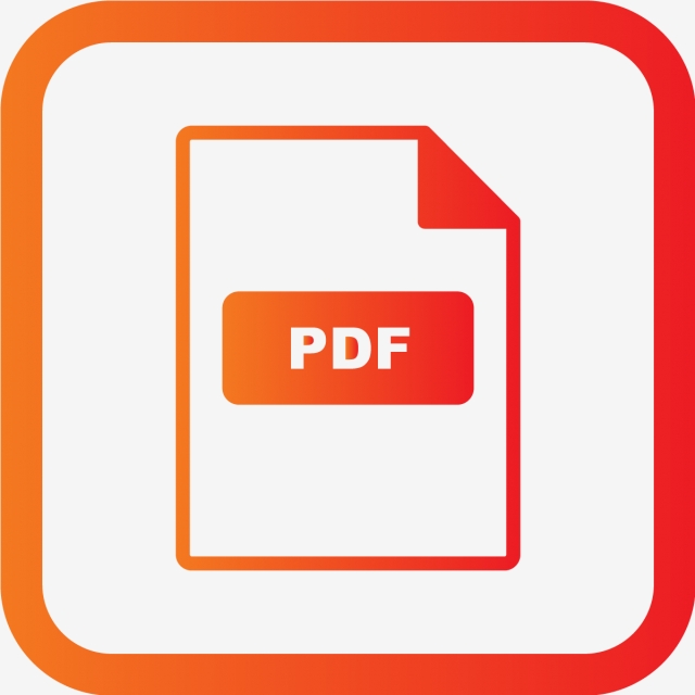 640x640 Vector Pdf Icon, Pdf, Document, Png And Vector