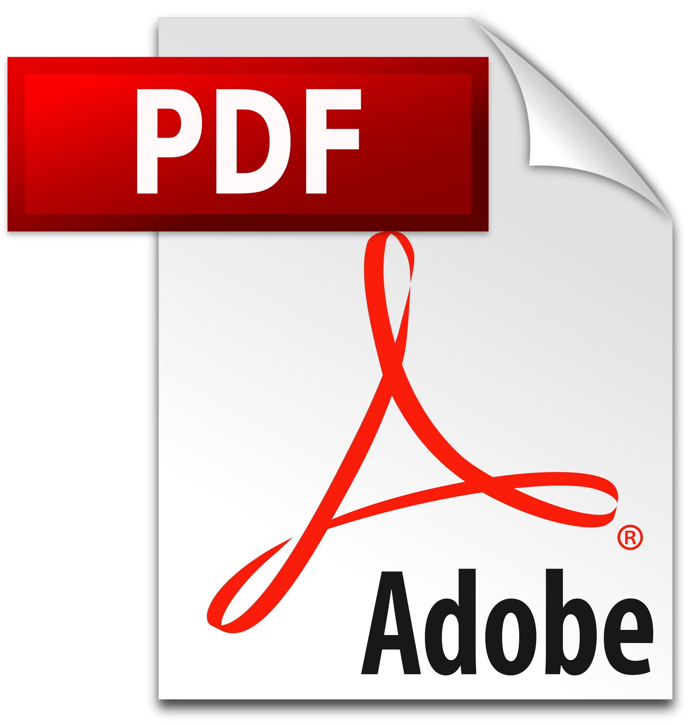 2400x2523 Adobe Pdf Icon Logo Png Transparent