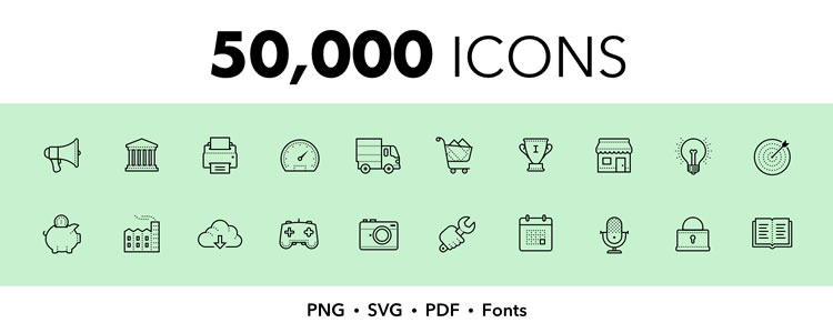 750x300 Top Free Icon Sets For Web Designers