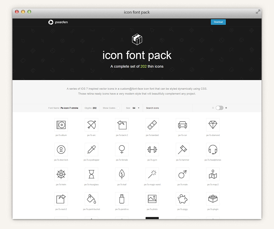 880x738 Stroke Icon Font Set Icon Fonts Pixeden