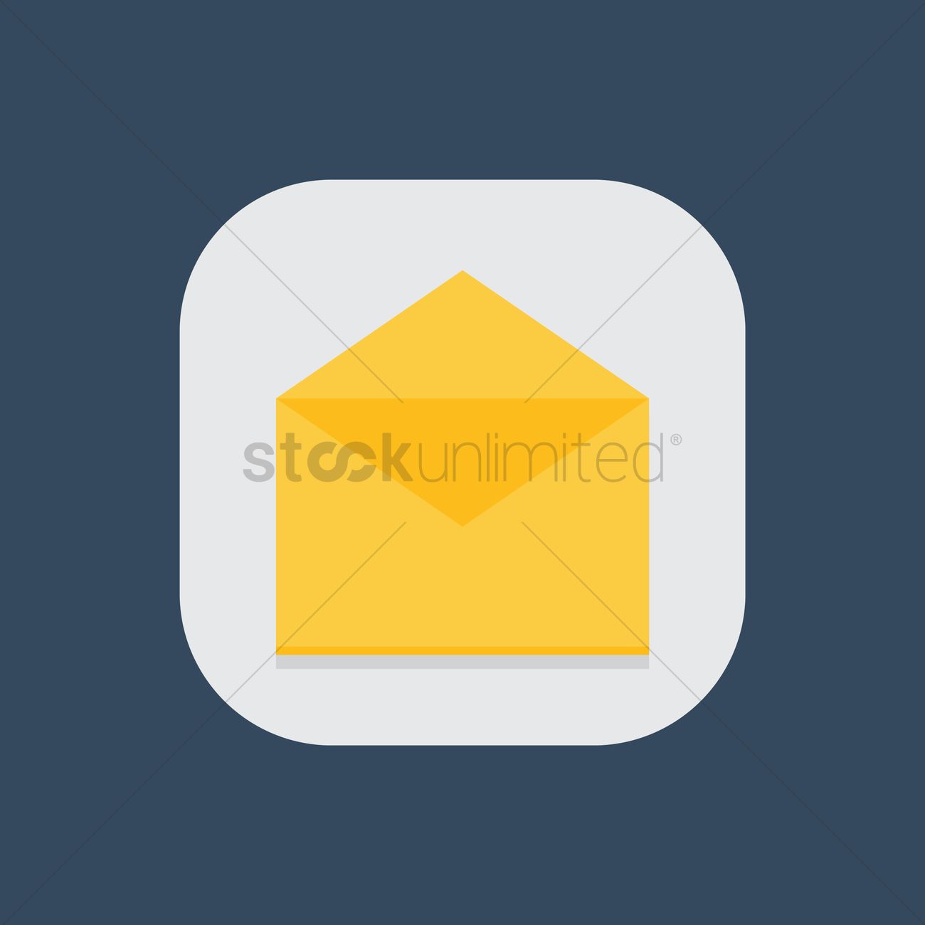 1300x1300 Envelope Icon Vector Image
