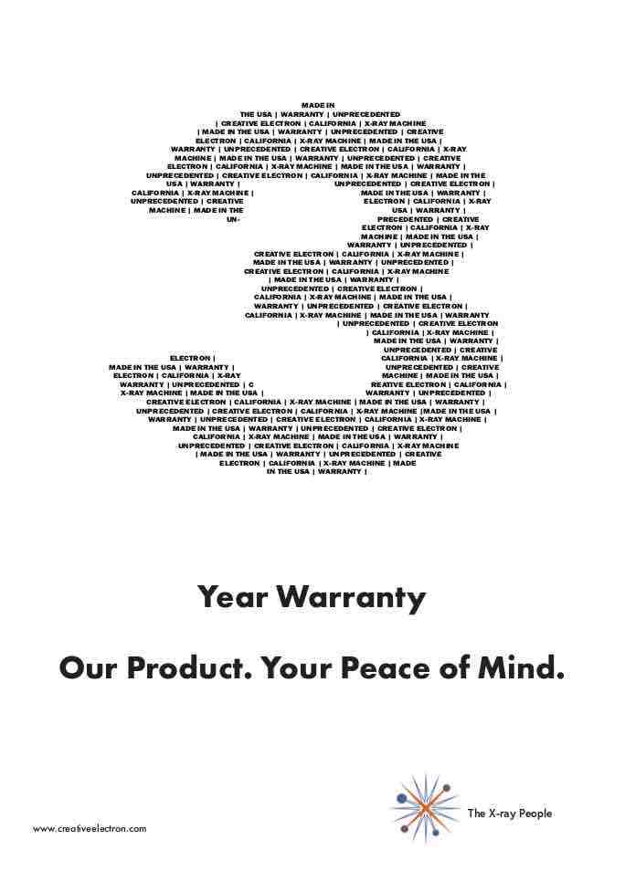684x954 Ad Year Warranty Our Product Your Peace Of Mind Icon Creative