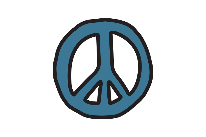 Peace Sign Icon 706x470 Peace Sign Icon