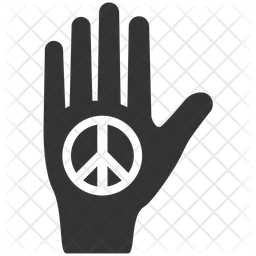 Peace Sign Icon Of Glyph Style 256x256 Peace Sign Icon Of Glyph Style