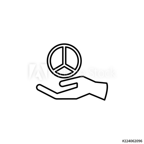 Hand And Peace Sign Icon Element Of Peace Icon For Mobile Concept 500x500 Hand And Peace Sign Icon Element Of Peace Icon For Mobile Concept