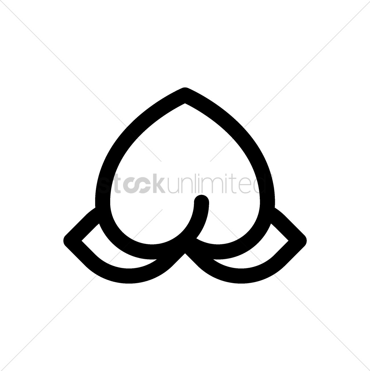 1299x1300 Chinese Peach Icon Vector Image