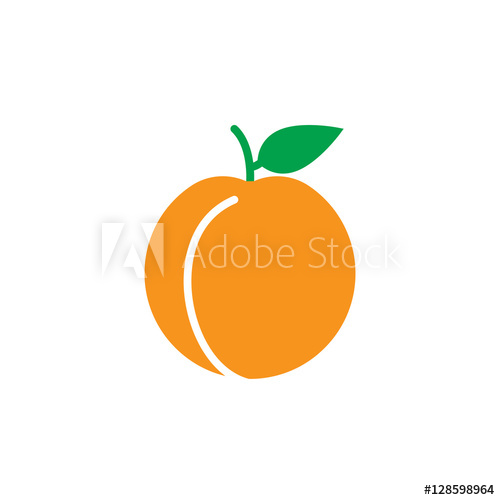 Peach Icon Vector, Filled Flat Sign, Solid Colorful Pictogram 500x500 Peach Icon Vector, Filled Flat Sign, Solid Colorful Pictogram