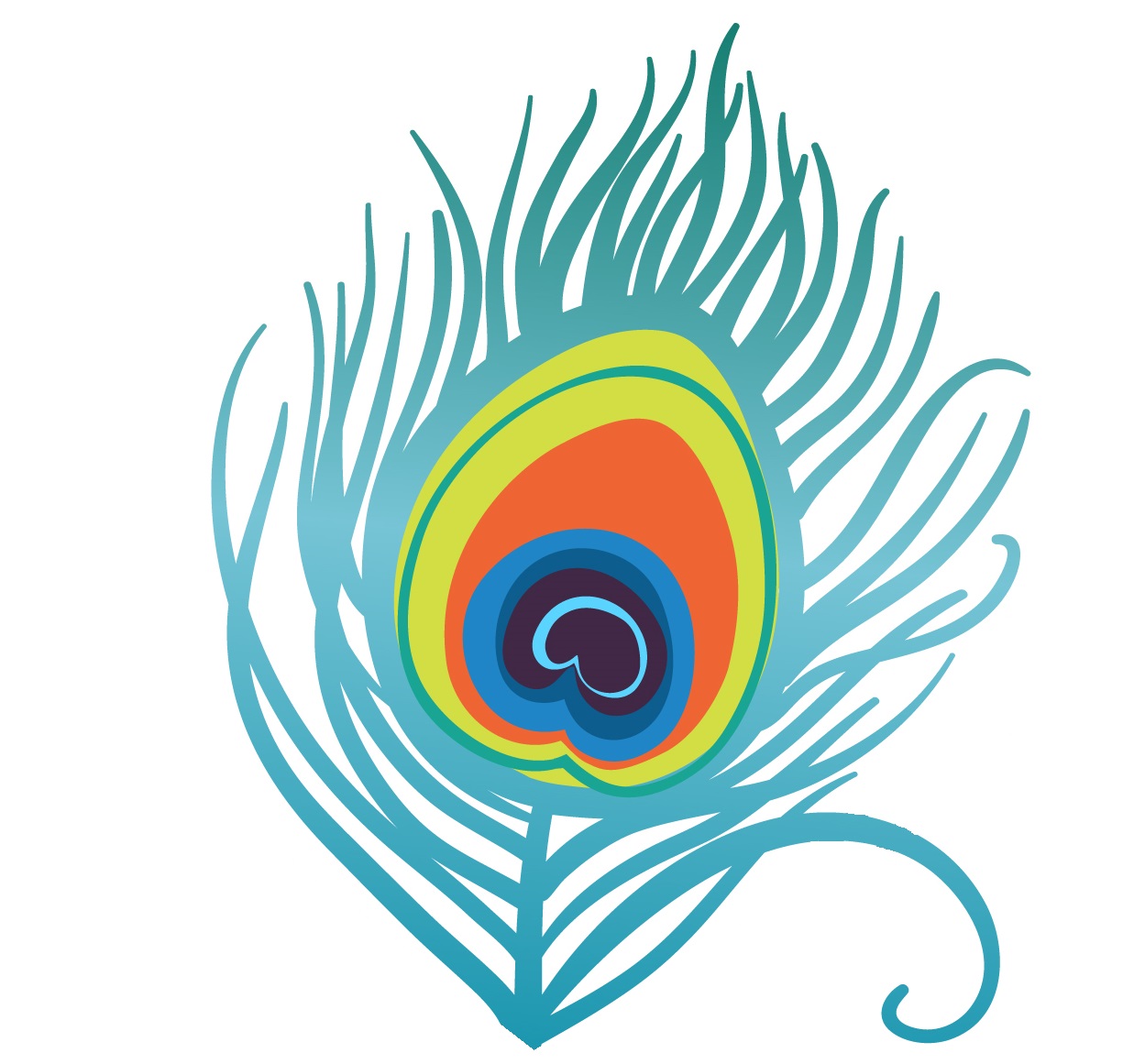 Peacock Feather Icon