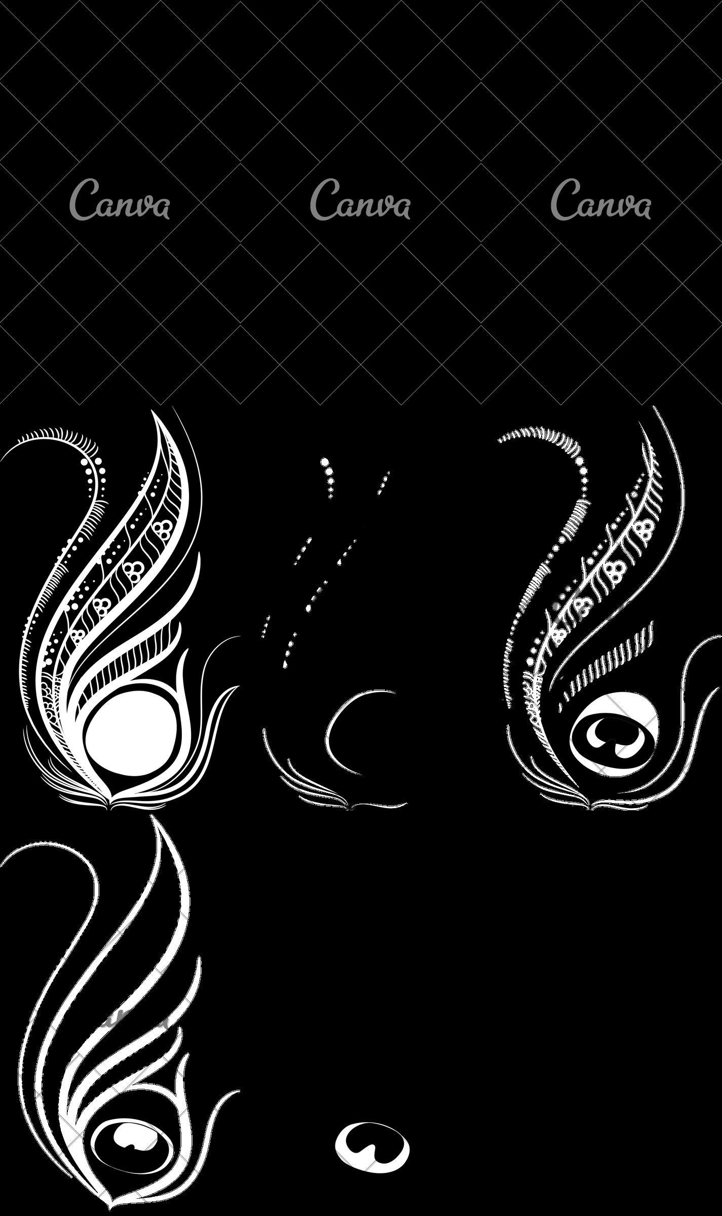 1425x2400 Peacock Feather