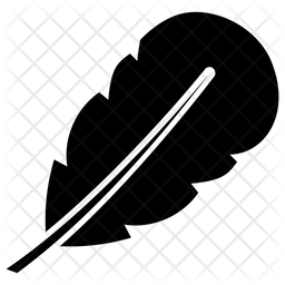 256x256 Peacock Feather Icon Of Glyph Style