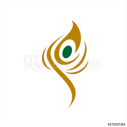 500x500 Peacock Feather Logo Icon