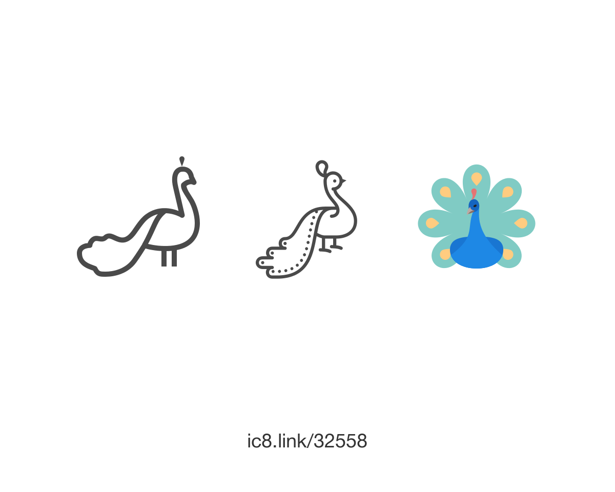 1200x960 Icons In Peacock, Glyphs, Graphic Design