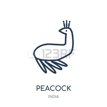 450x450 White Peacock Stock Vector And Royalty Free Peacock Icon Peacock