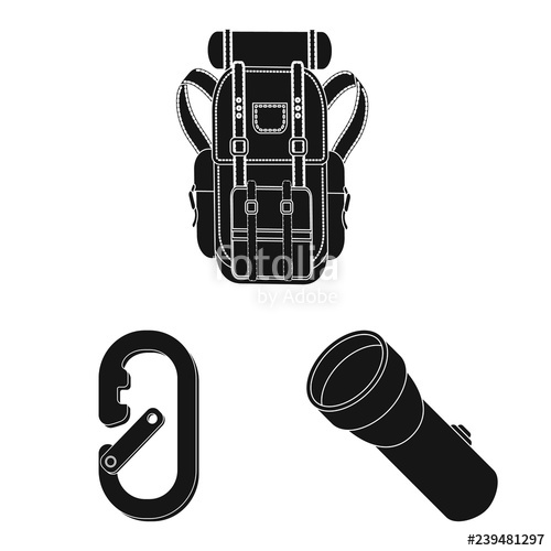 500x500 Vector Design Of Mountaineering And Peak Icon Set